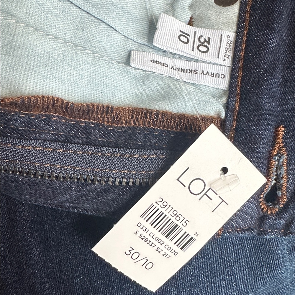 LOFT Dark Blue Ankle & Cropped Jeans - 30 - Picture 5 of 5
